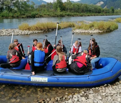 2021-2022 Wycieczka klasy I G w Pieniny