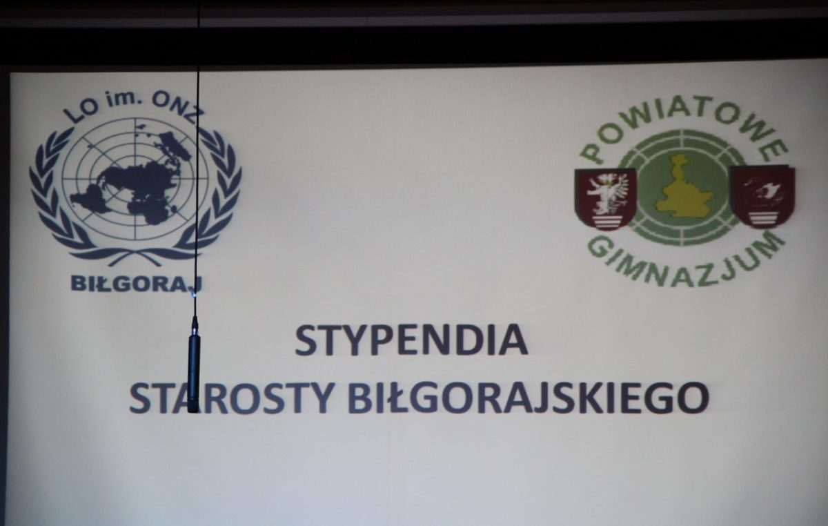 10 listopada 2016 – Stypendia Starosty Biłgorajskiego