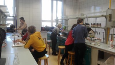 7 grudnia 2018 – Zajęcia laboratoryjne w Zakładzie Chemii Medycznej UM w Lublinie