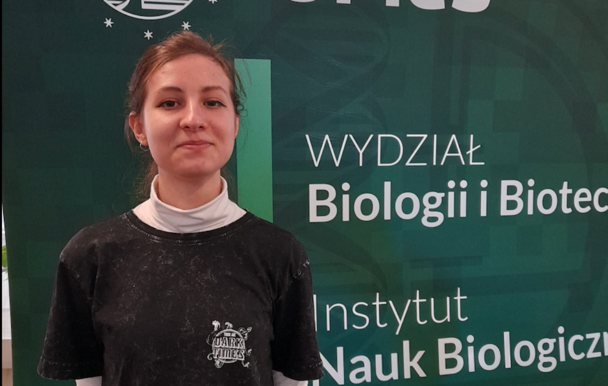 2 lutego 2023 – Wiktoria w etapie okręgowym 52. Olimpiady Biologicznej