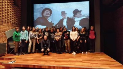 21 listopada 2023 – Licealiści ze Szkolnego Klubu Filmowego z wizytą w „HollyŁodzi”