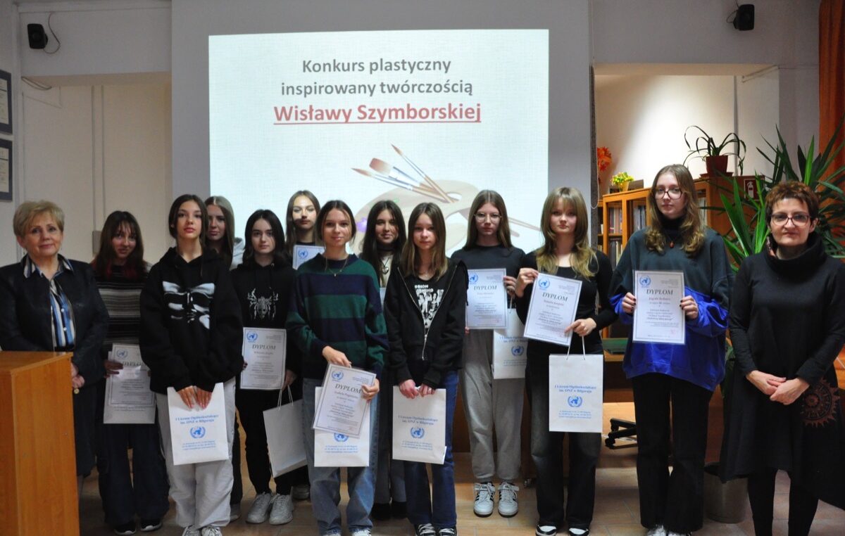 19 grudnia 2023 – Szkolny Konkursu wiedzy o życiu i twórczości Wisławy Szymborskiej