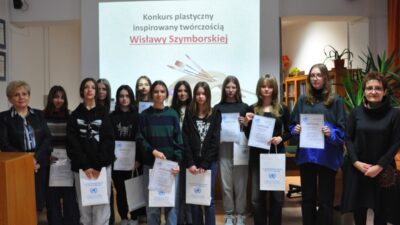 19 grudnia 2023 – Szkolny Konkursu wiedzy o życiu i twórczości Wisławy Szymborskiej