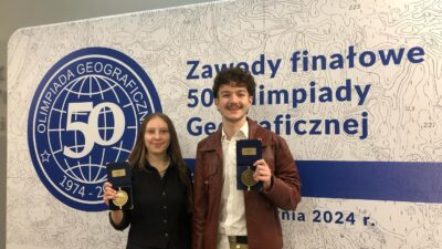 26 kwietnia 2024 – Anna i Antoni finalistami 50. Olimpiady Geograficznej